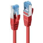 Cavo di Rete Lindy Cat.6A S/FTP LSZH Rosso 3m RJ45