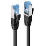 Cavo di Rete Lindy Cat.6A S/FTP 0.5m Nero