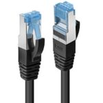Cavo di Rete Lindy Cat.6A S/FTP LSZH Nero 1m RJ45