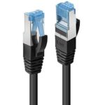 Cavo di Rete Lindy Cat.6A S/FTP LSZH Nero 10 Metri