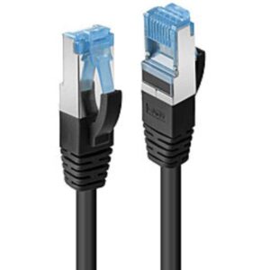 Cavo di Rete Lindy Cat.6A SFTP LSZH Nero 10 Metri - SKU: 47183-LND