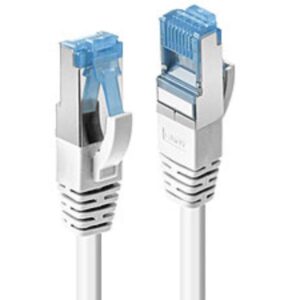 Cavo di Rete Lindy Cat.6A S/FTP LSZH Bianco 1m RJ45