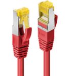 Cavo di Rete RJ45 Lindy S/FTP LSZH Rosso 0.5m