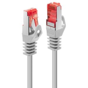 Cavo di Rete Lindy Cat.6 S/FTP Grigio 0.3m RJ45 Maschio-Maschio
