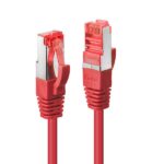 Cavo di Rete Cat.6 S/FTP Lindy 0.3m Rosso
