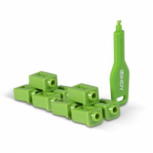 Cavo di Sicurezza Port Blocker Lindy SFP Verde per Notebook