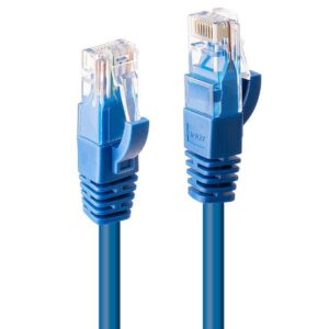 Cavo di Rete Lindy Cat.6 UTP Blu 0.3m Patch