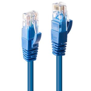 Cavo di Rete Lindy Cat.6 U/UTP Blu 15 Metri
