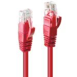 Cavo Rete Cat.6 UTP Lindy 3 Metri Rosso