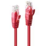 Cavo Rete Cat.6 Lindy U/UTP Rosso 7.5m