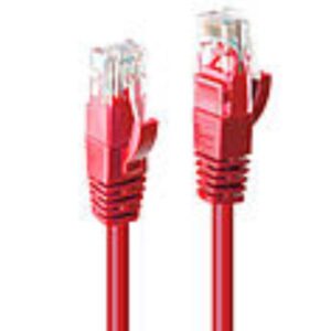 Cavo di Rete Lindy Cat.6 U/UTP Rosso 10 Metri