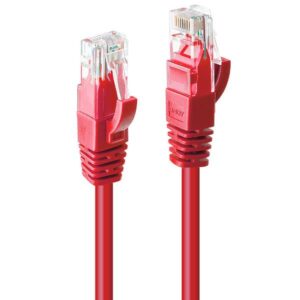 Cavo di Rete Cat.6 Lindy U/UTP Rosso 20 Metri