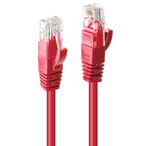 Cavo Rete Cat.6 Lindy U/UTP Rosso 30 Metri