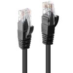Cavo Rete Cat.6 Lindy U/UTP Nero 7.5m
