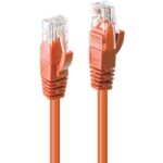 Cavo di Rete Lindy Cat.6 UTP Arancione 1 metro