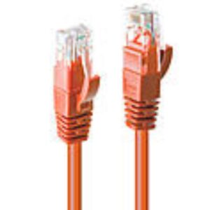 Cavo di Rete Cat.6 Lindy U/UTP Arancione 3 metri