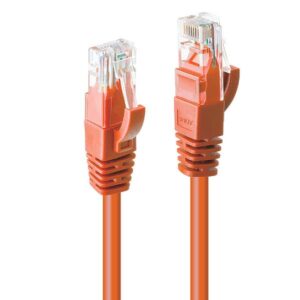 Cavo Rete Cat.6 Lindy U/UTP Arancione 20 Metri