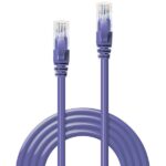 Cavo di Rete Lindy Cat.6 U/UTP 1 metro Viola