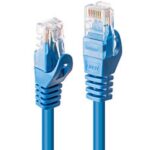 Cavo di Rete Lindy Cat.6 U/UTP Blu 3 Metri RJ45