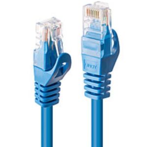 Cavo di Rete Lindy Cat.6 U/UTP Blu 3 Metri RJ45