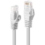 Cavo di Rete Lindy Cat.6 U/UTP 0.3m Bianco RJ45