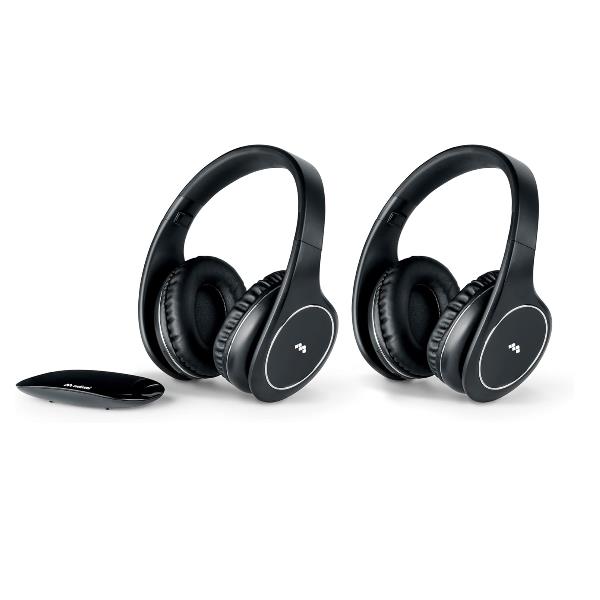 Cuffie Meliconi HP EASY DIGITAL Bundle con Auricolari Nero