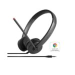 Cuffie Professionali Lenovo Essential Stereo con Microfono Nero