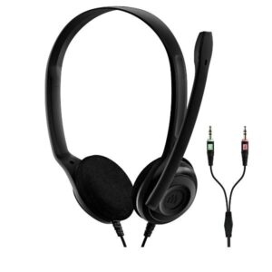 Cuffie Gaming Epos PC 3 con Microfono Esterno Nero