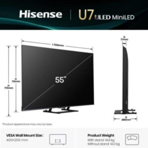 TV Hisense 50U79Q Mini LED 4K UHD Smart 144Hz VIDAA
