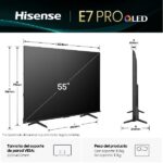 TV Hisense 55E7Q PRO QLED 4K UHD Smart 144Hz VIDAA