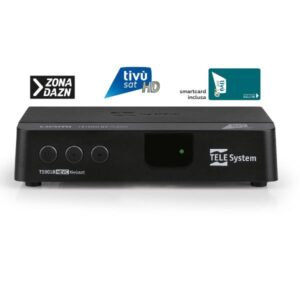 Decoder Digitale Terrestre Telesystem TS9018 HEVC Tivùsat 10 Bit