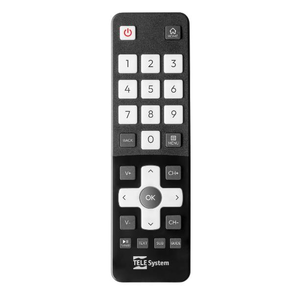Telecomando Telesystem Universale TV/Audio Video Nero