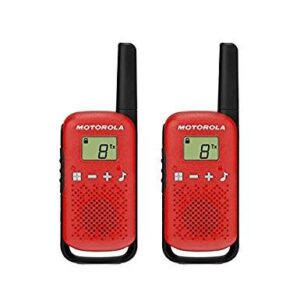 Ricetrasmettente Motorola T42 8 Canali PMR Walkie Talkie Rosso 2 Pezzi