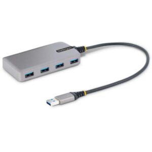 Hub USB Startech 4 Porte USB 3.2 Gen 1 SuperSpeed Grigio