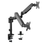 Staffa Doppio Monitor Equip da Scrivania 17″-32″ 9kg