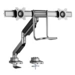 Staffa Doppio Monitor Equip 17″-32″ Pan & Tilt da Scrivania