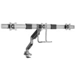 Staffa Triplo Monitor Equip 17″-27″ Pan & Tilt da Scrivania