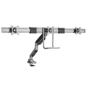 Staffa Triplo Monitor Equip 17"-27" Pan & Tilt da Scrivania