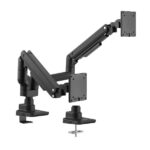Staffa Doppio Monitor Equip 17″-35″ Pan & Tilt da Scrivania 20kg
