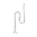 Canaline per Cavi Equip 130 cm Bianca per Scrivania