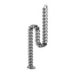 Canaline per Cavi Equip Deluxe Grigio 67mm Sistema Scrivania