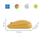 Mouse Wireless Leitz 65310019 Bluetooth Giallo