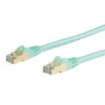 Cavo Ethernet Startech CAT6a STP 10 metri Turchese