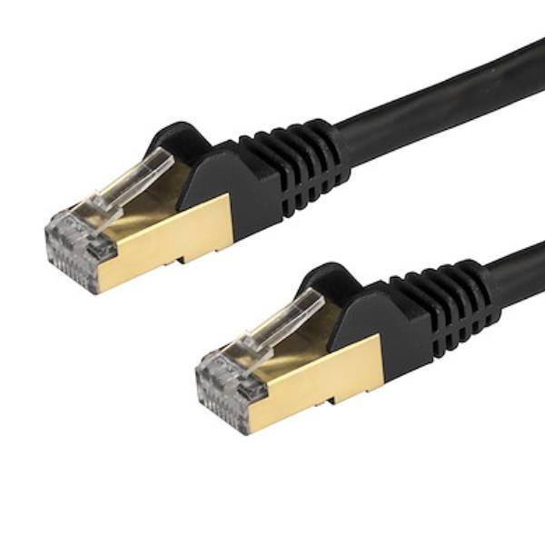 Cavo Ethernet Startech CAT6a STP 1.5m Nero