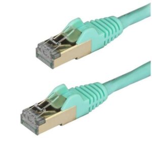 Cavo di Rete Startech Cat6a STP 3 metri Turchese