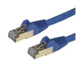 Cavo Rete Startech Cat6a STP 3 metri Blu