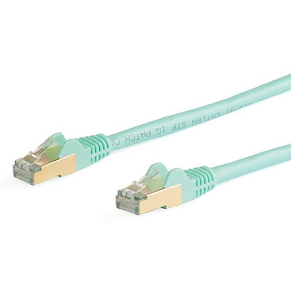 Cavo Ethernet Startech CAT6a STP 5 metri Turchese - SKU: 6ASPAT5MAQ