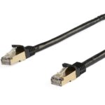 Cavo Ethernet Startech CAT6a STP 5 metri Nero