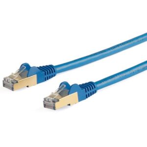 Cavo Ethernet Startech CAT6a STP 5 metri Blu