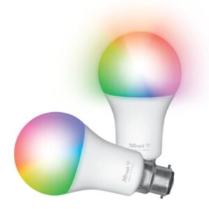 Lampadina Smart LED Trust B22 Duo-Pack Wi-Fi RGBCW 9W 806lm
